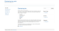 Desktop Screenshot of cersanayna.com