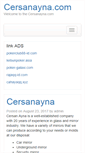 Mobile Screenshot of cersanayna.com